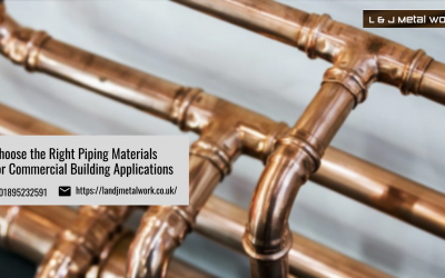 Choose the Right Piping Materials for Commercial Building Applications