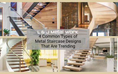 4 Common Types of Metal Staircase Designs That Are Trending