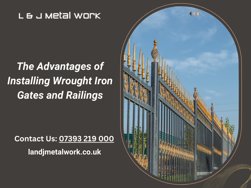The Advantages of Installing Wrought Iron Gates and Railings